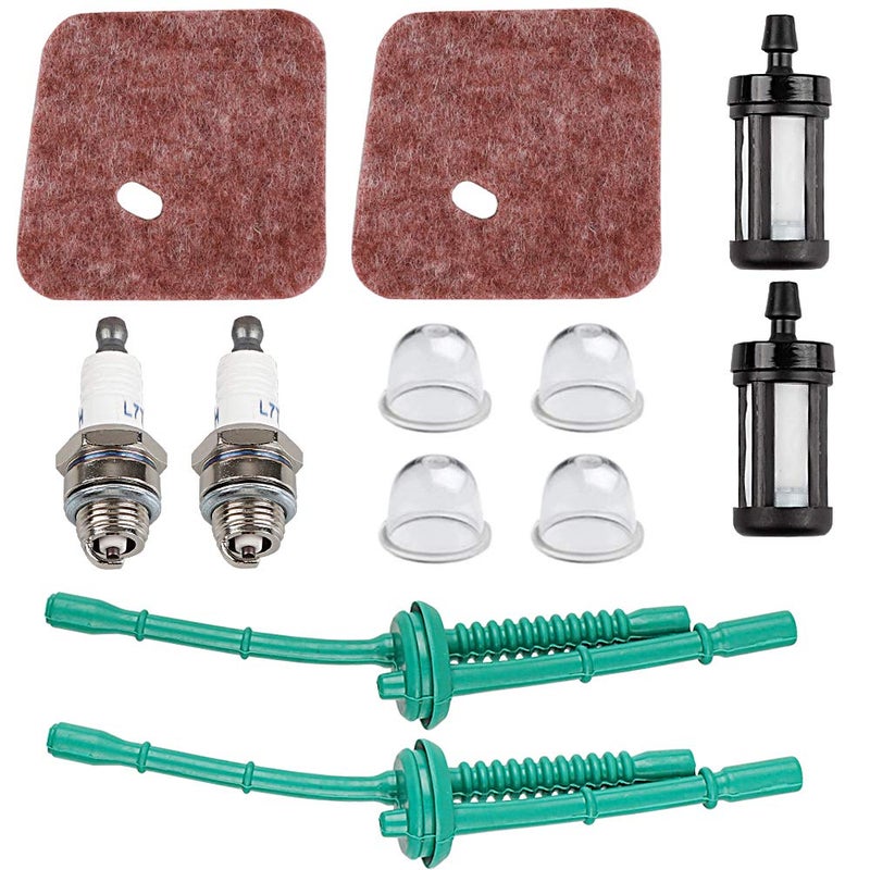 Ferilter FS55R Air Filter Fuel Line Primer Bulb Tune Up Kit for STIHL FS55 FS38 FS45 FS46 KM55 HL45 MM55 String Trimmer Weed Eater - Image 1